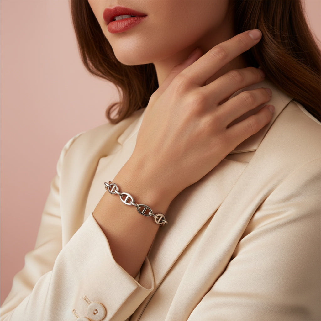 Chaine en maille Mia argent
