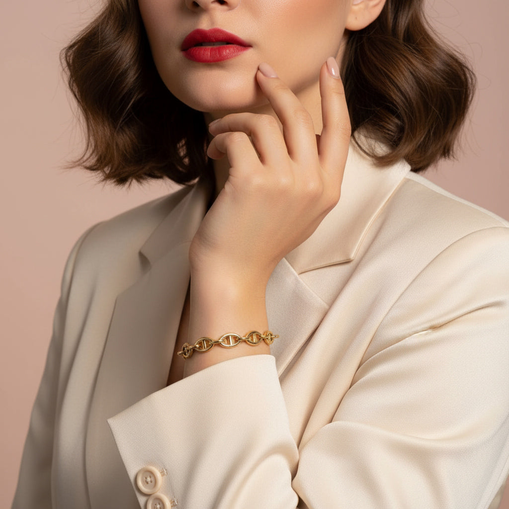 Chaine en maille Mia dorée