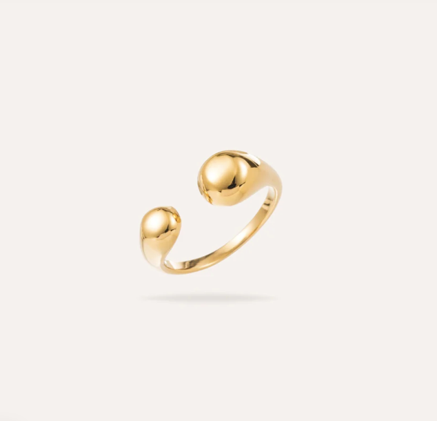 Bague Léna dorée