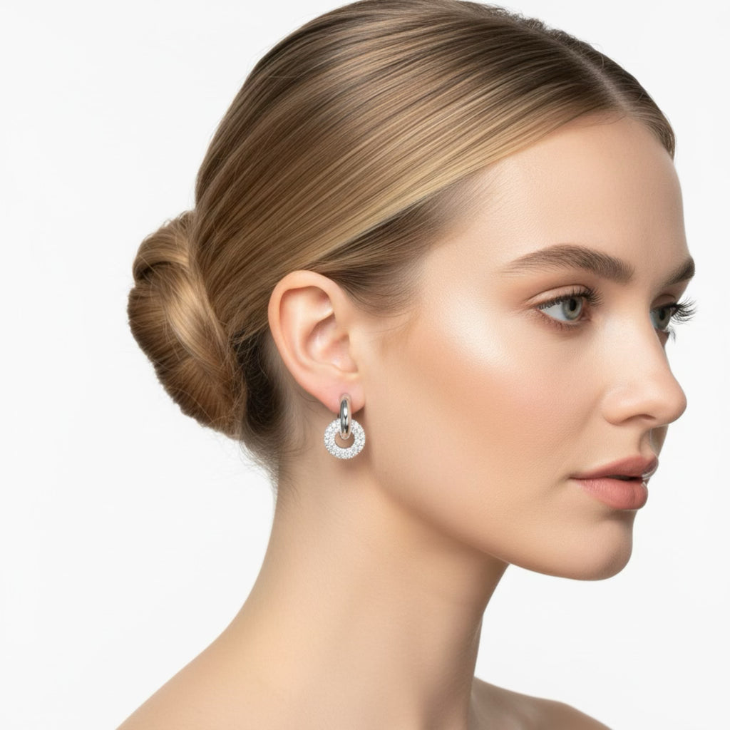 Boucle d’Oreille Jaya argent