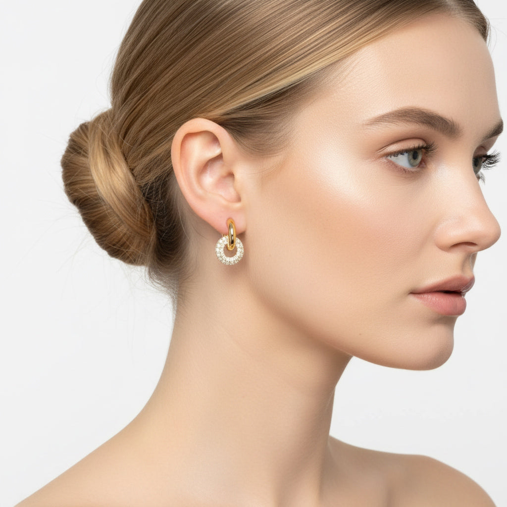 Boucle d’Oreille Jaya dorée