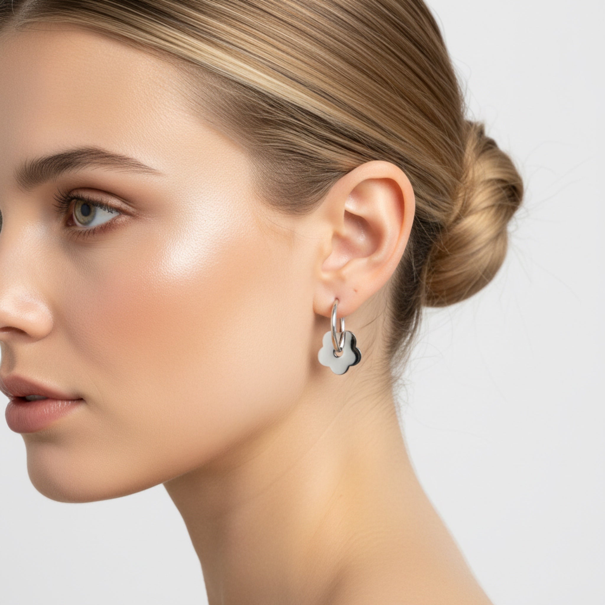 Boucle d’Oreille Suzanna argent